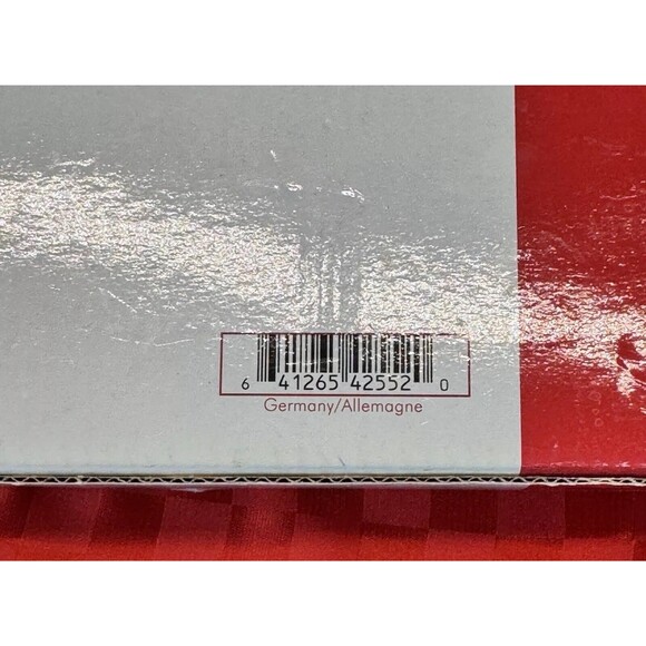 Christmas Winter Scene Plate 9" Clear Deer Tree Studio Nova Bon Bon Serving Dish - Picture 7 of 9